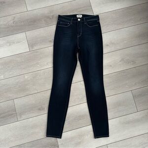 NWOT $245 L’agence Marguerite High Rise Skinny Indigo Jeans Made in USA Size 28